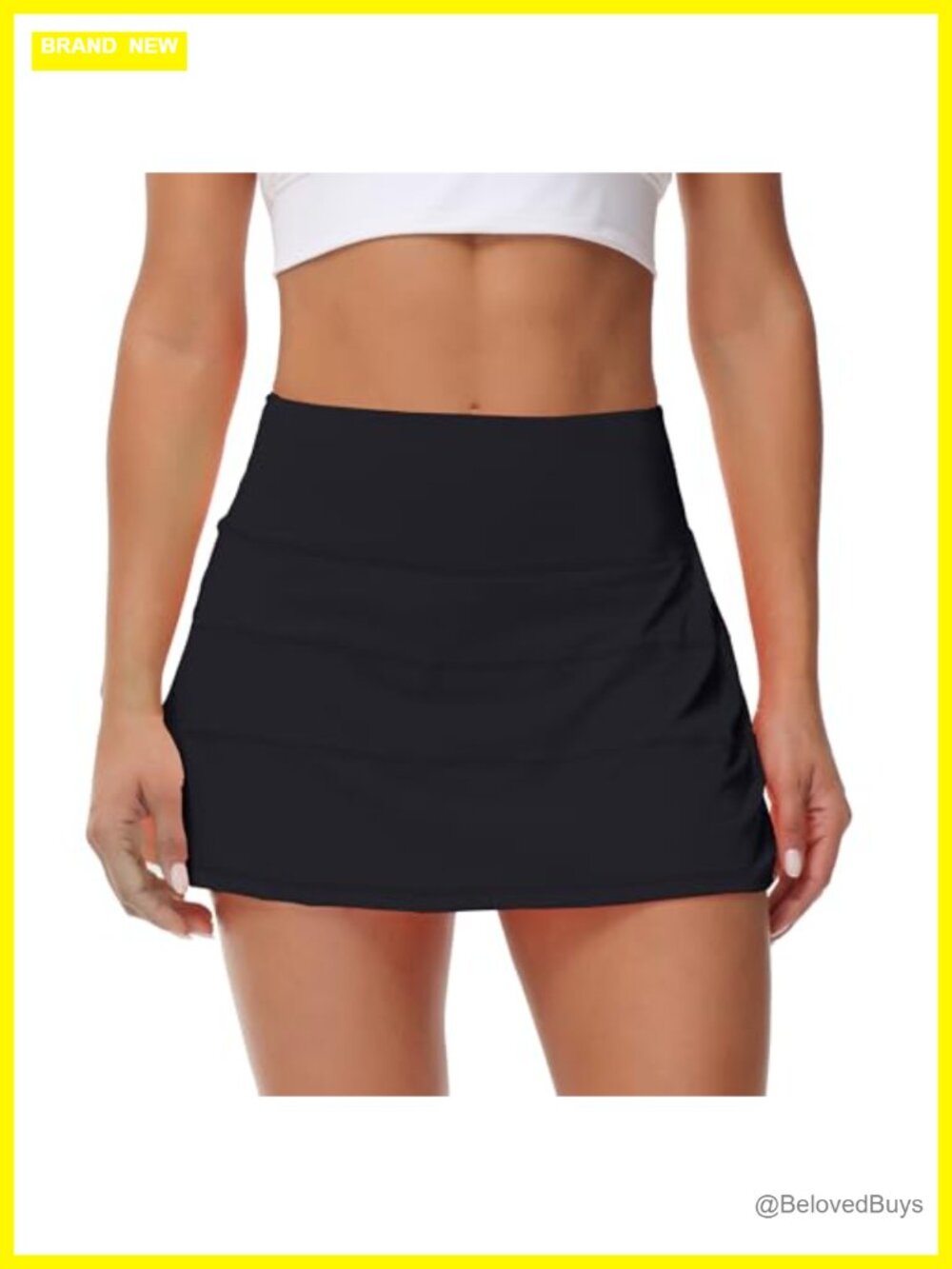MCEDAR Womens Pleated Tennis Skirt High Waisted Skort Built-in Shorts Pockets